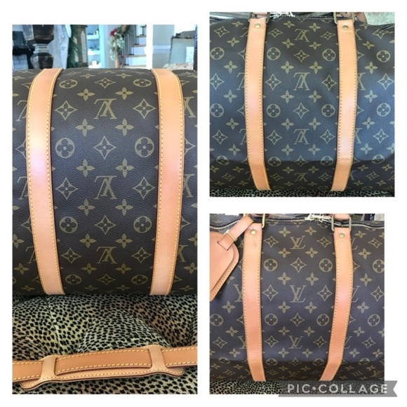 Louis Vuitton Monogram Keepall 55 BandolierTravel Bag - Picture 8 of 16